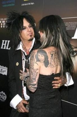 Kat Von D Tattoo Left Shoulder Blade